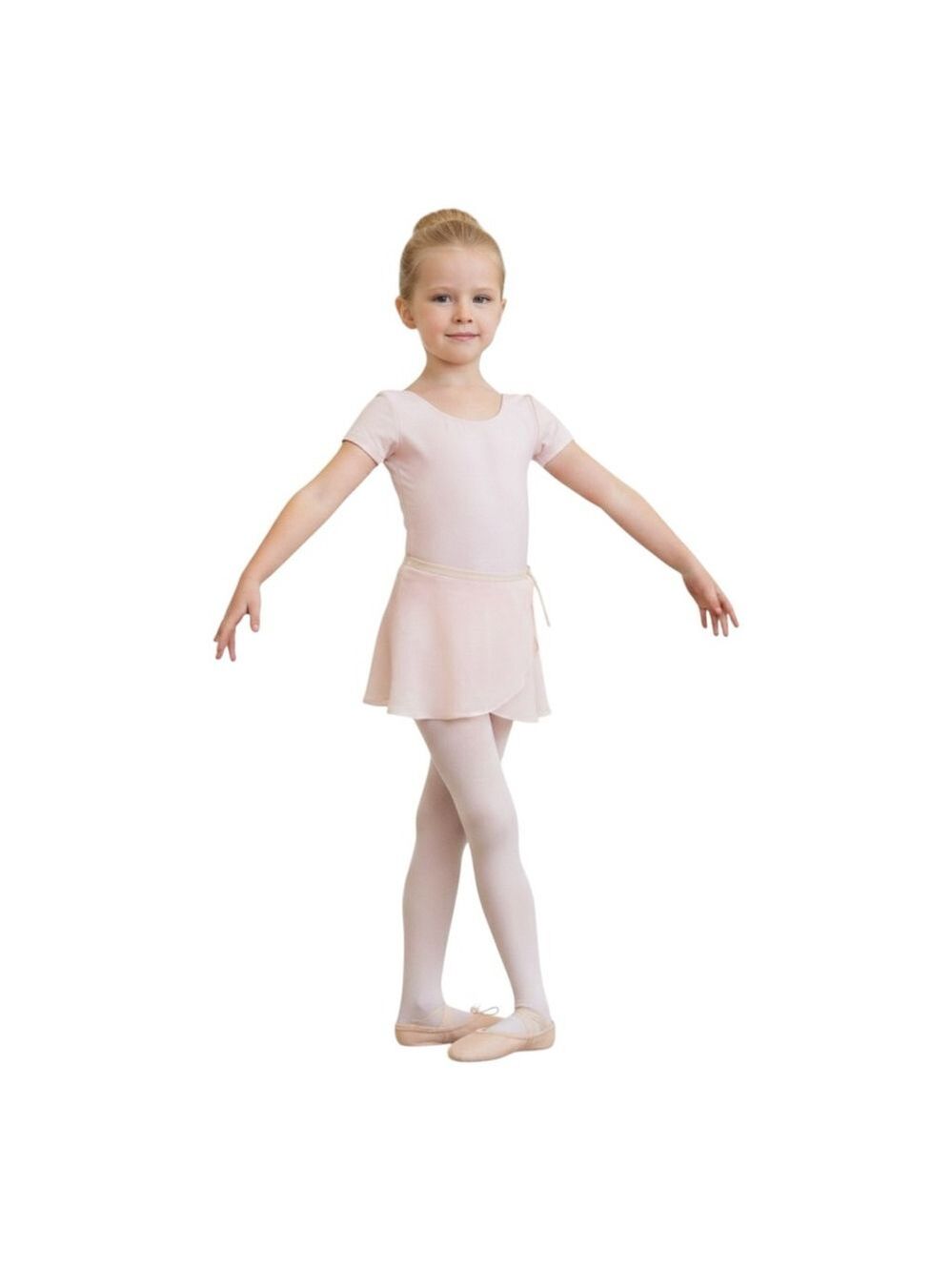 Capezio Pink Leather Ballet Slippers Girls Size 13M / EU 31